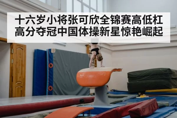young gymnast training